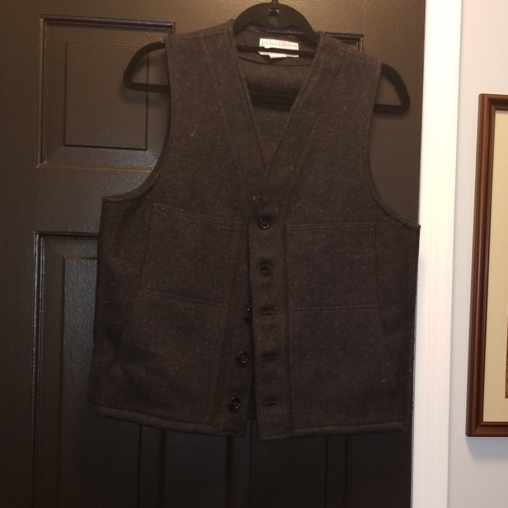 Filson Mackinaw wool vest